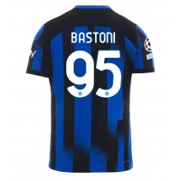 Billiga Inter Milan Alessandro Bastoni #95 Hemma fotbollskläder 2023-24 Kortärmad